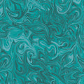 Swirling marbled teal turquoise blender fabric for ocean water beach quilts backgrounds sashing and patchwork projects
