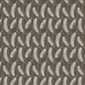 White and tonal brown wheat stalks on warm brown Australian farm fabric for country quilts rustic home decor and rural sewing projects
