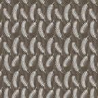 White and tonal brown wheat stalks on warm brown Australian farm fabric for country quilts rustic home decor and rural sewing projects
