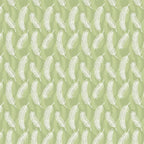 White and tonal green wheat stalks on soft green Australian farm fabric for country quilts rustic home decor and rural sewing projects