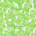 Packed lime green butterfly print on white quilting cotton fabric for children's quilts girls patchwork sewing projects