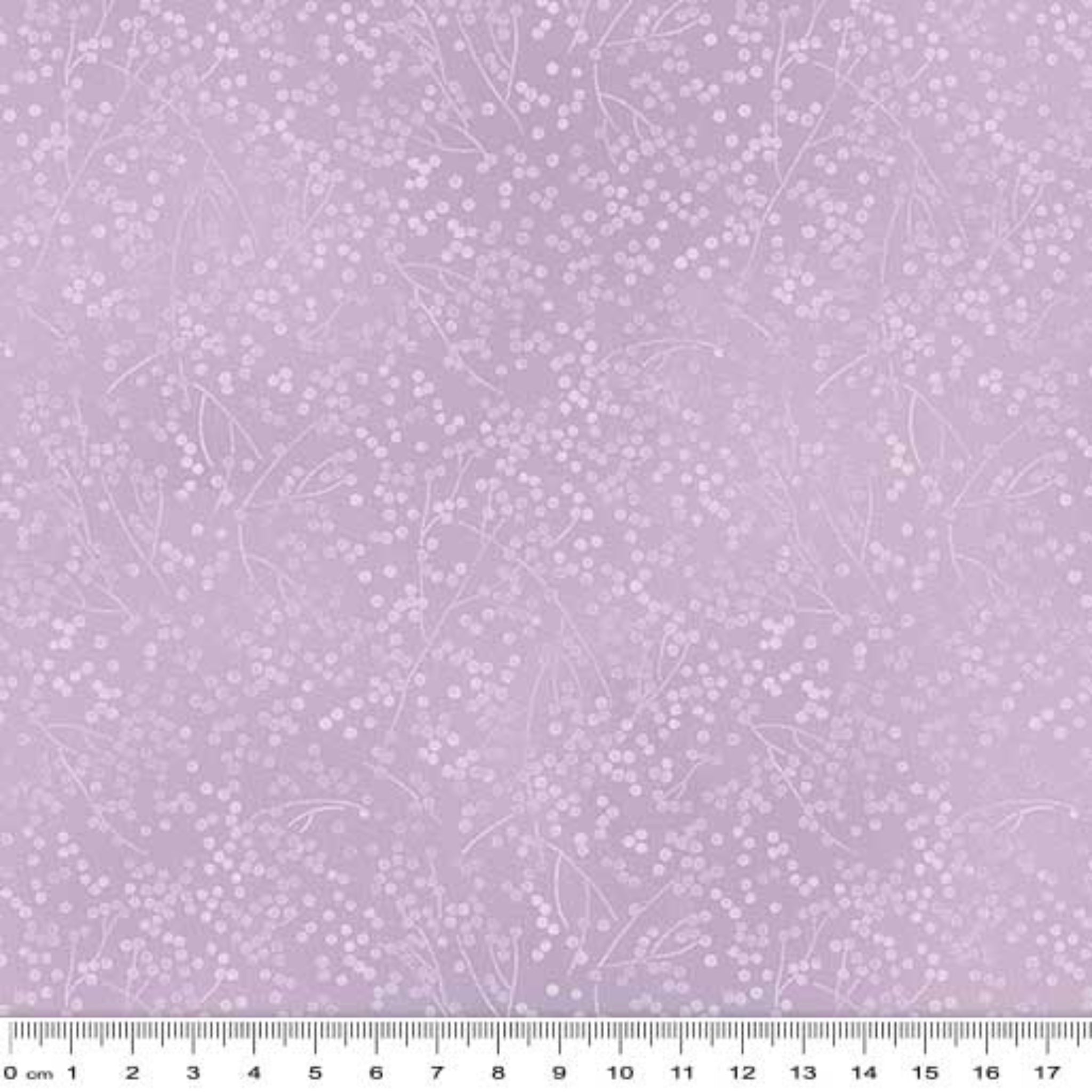Tone-on-tone pollen dot floral tonal blender light grape purple fabric for spring quilt backgrounds sashing and patchwork sewing