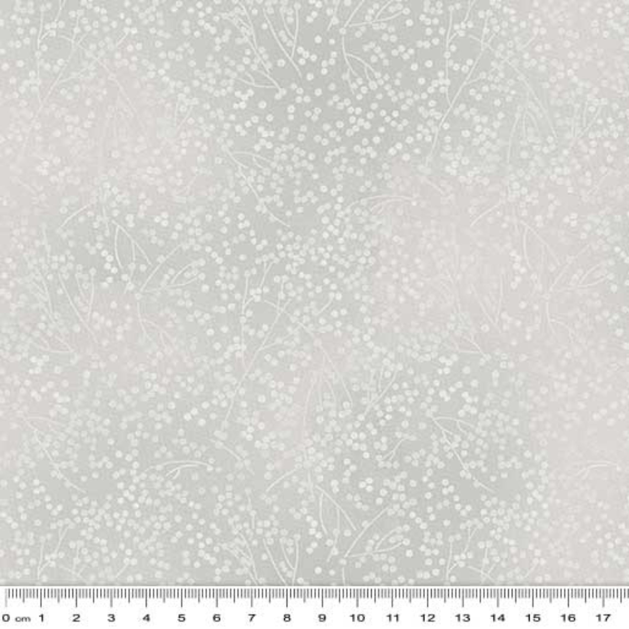 Tone-on-tone pollen dot floral tonal blender stone grey fabric for spring quilt backgrounds sashing and patchwork sewing