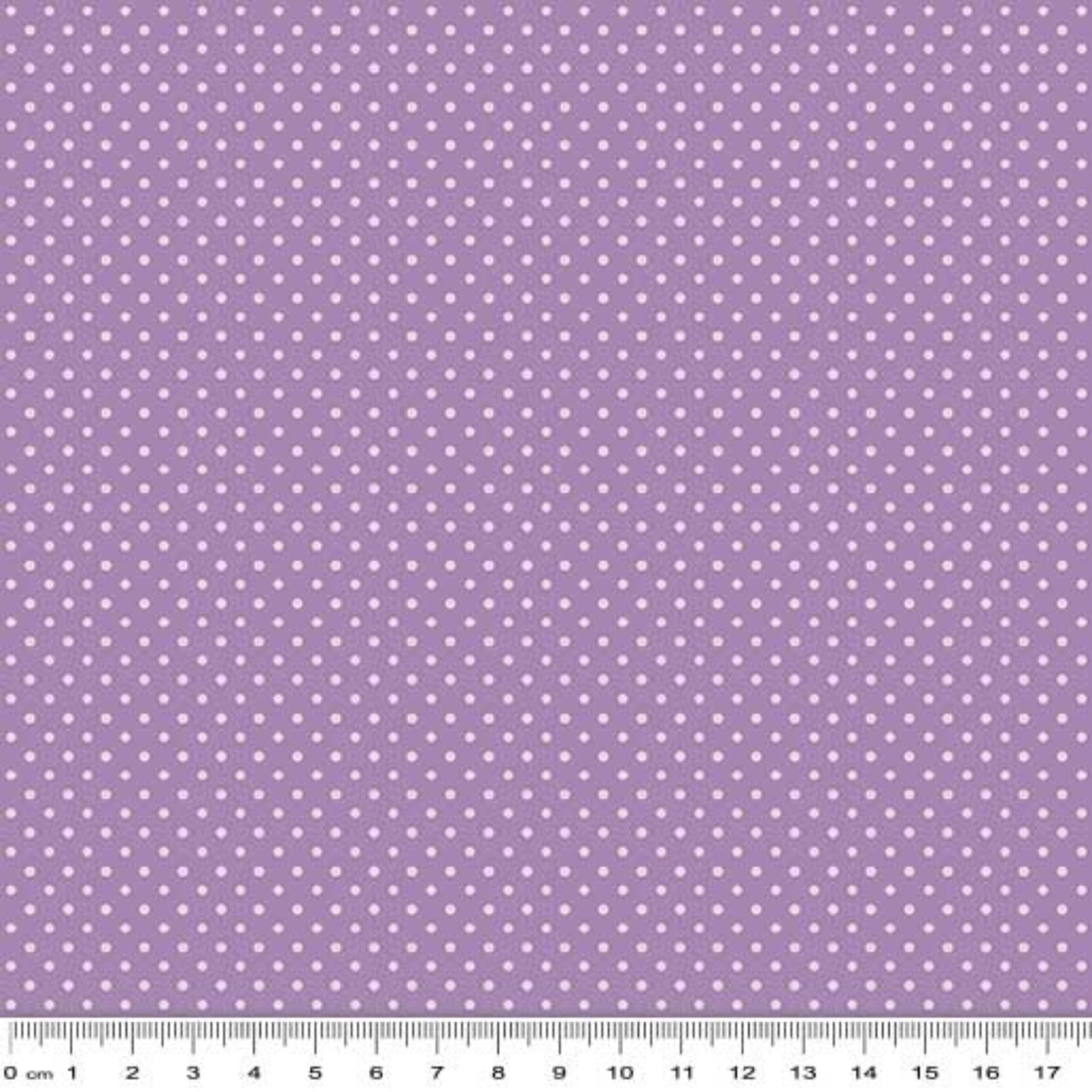 White polka dot blender grape purple fabric for spring quilt backgrounds sashing nursery projects and patchwork sewing