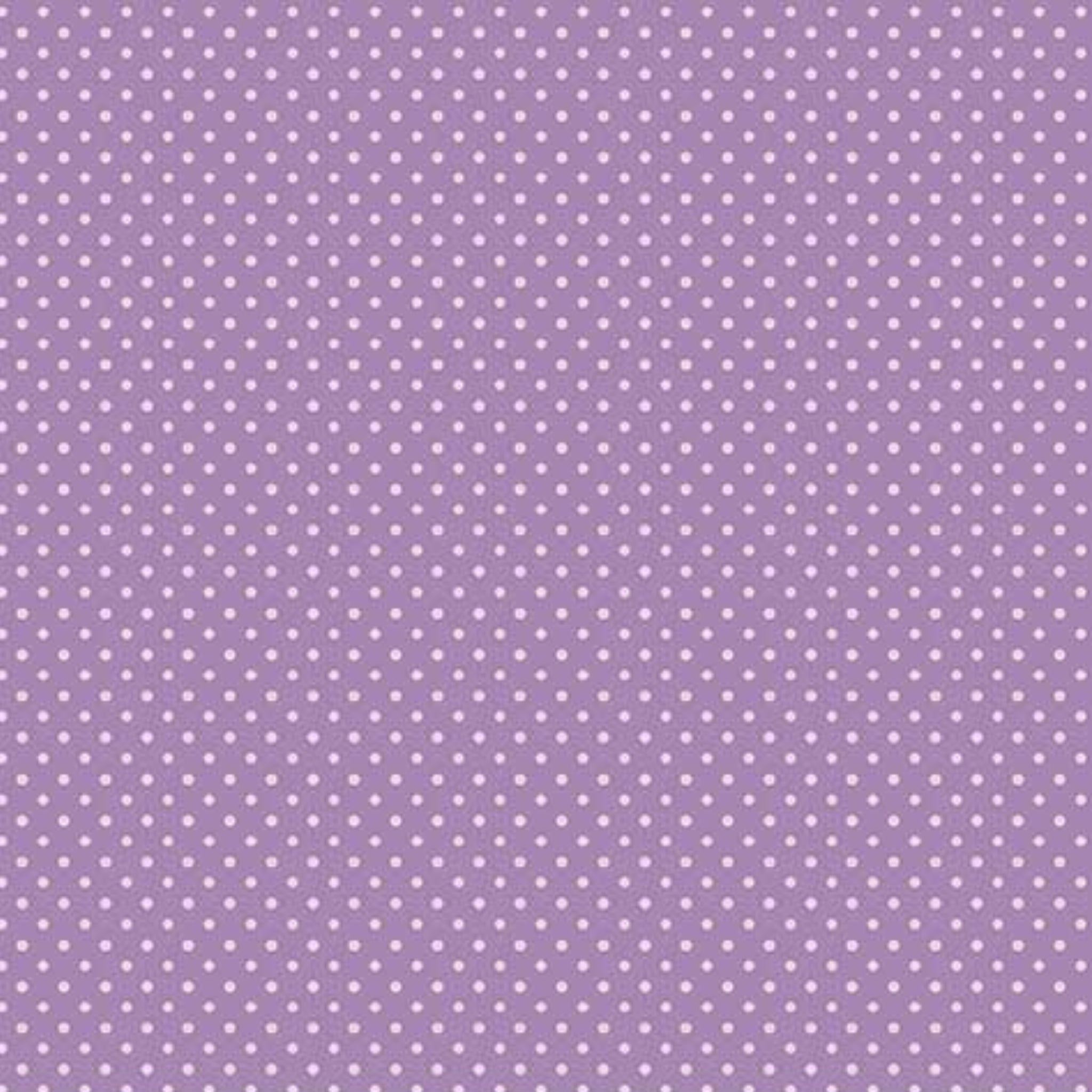 White polka dot blender grape purple fabric for spring quilt backgrounds sashing nursery projects and patchwork sewing