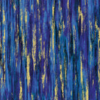 Marbled waves in blue purple black with gold metallic accents fabric for modern quilts and patchwork sewing projects