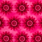 Tonal magenta floral quilting fabric mandala flowers hot pink for bright quilts sashing and pink colour scheme patchwork
