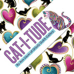 Cat-i-tude quilting fabric collection Ann Lauer Benartex. Black cats, colourful hearts and paisley