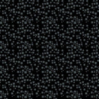 Tonal black fabric with an all-over pattern of scattered dark grey and black geometric squares