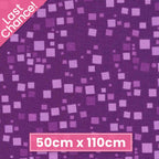 Tonal geometric blender purple quilting cotton for patchwork sewing projects