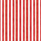 Red and white stripes on cotton fabric for beach quilts, coastal tote bags and summer sewing projects