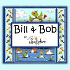 Bill Bob duck collection novelty kids quilting fabric children's quilts baby nursery projects Susybee