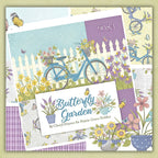 Butterfly Garden collection by Cheryl Haynes Prairie Grove Peddler Benartex spring garden quilting fabrics bicycles butterflies pastel blenders