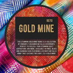 Gold Mine metallic ombre geometric blender fabric collection in rainbow pink blue colourways for quilts patchwork projects