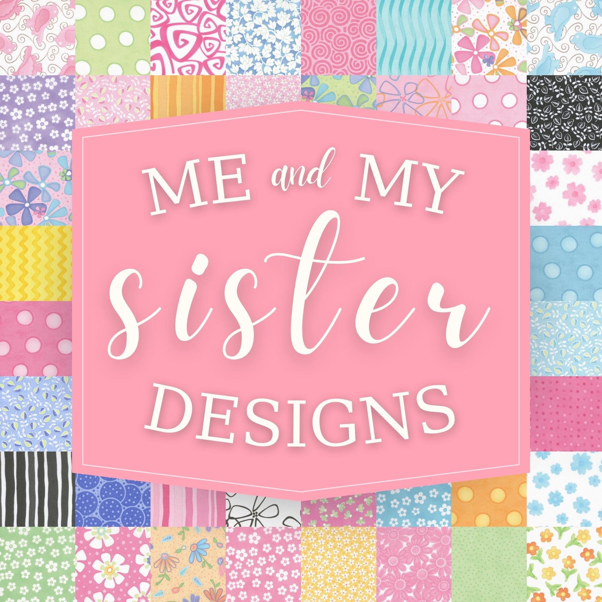 Me and My Sister quilting cotton collection for patchwork sewing projects