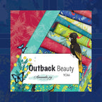 Outback Beauty Australian birds black cockatoo galah lyrebird native flora fabric collection quilts patchwork sewing