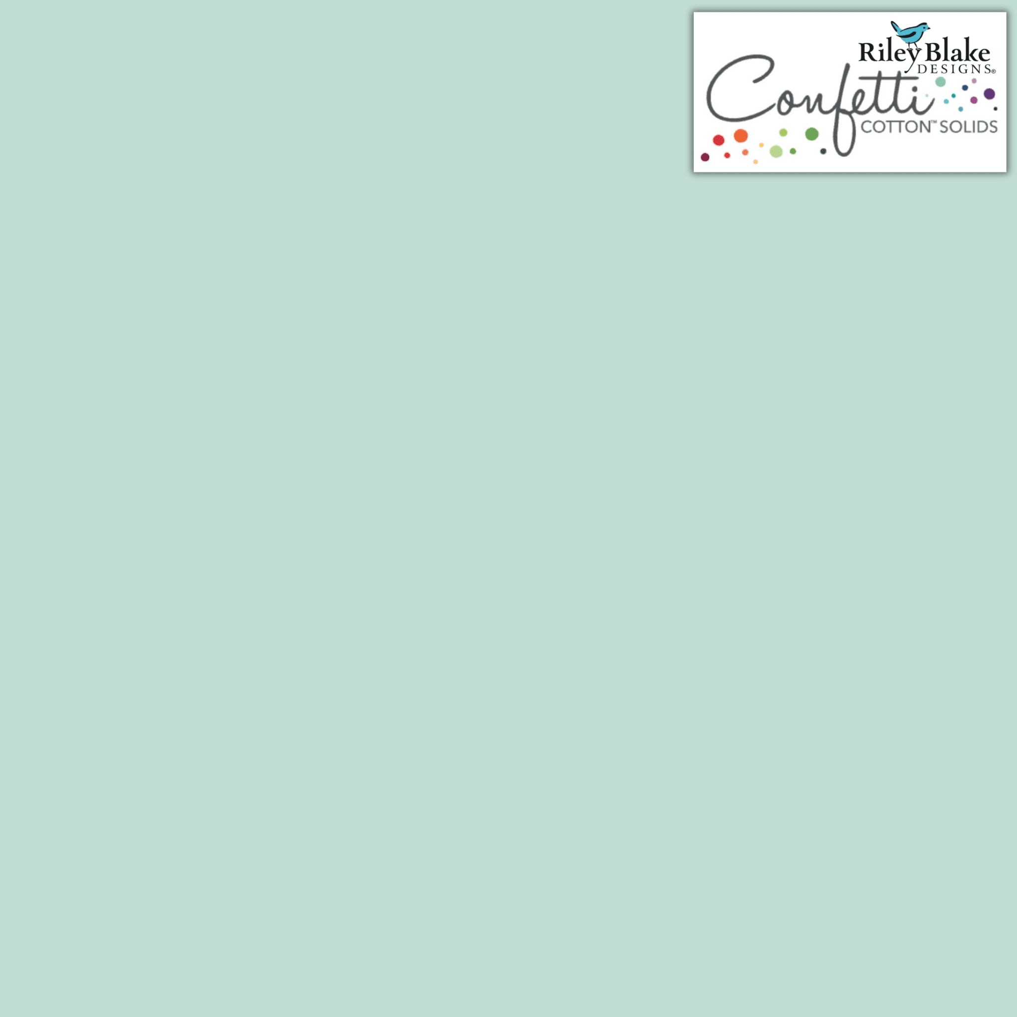 Confetti Cotton Solid Songbird Sage Green - Riley Blake - Three Wishes Patchwork Fabric