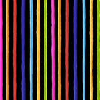 Rainbow stripe multi-colour black fabric for quilts bags accessories and patchwork sewing projects Loralie Harris Designs