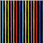 Rainbow stripe multi-colour black fabric for quilts bags accessories and patchwork sewing projects Loralie Harris Designs