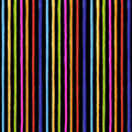 Rainbow stripe multi-colour black fabric for quilts bags accessories and patchwork sewing projects Loralie Harris Designs