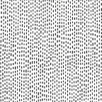 Scattered black dash stitch marks white background blender quilting fabric for backgrounds sashing baby quilts and patchwork projects