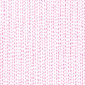 Scattered pink dash stitch marks white background blender quilting fabric for backgrounds sashing baby quilts girls quilts and patchwork projects