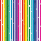Rainbow stripe white quilting fabric with geometric motifs stars triangles diamonds for kids quilts borders and modern patchwork