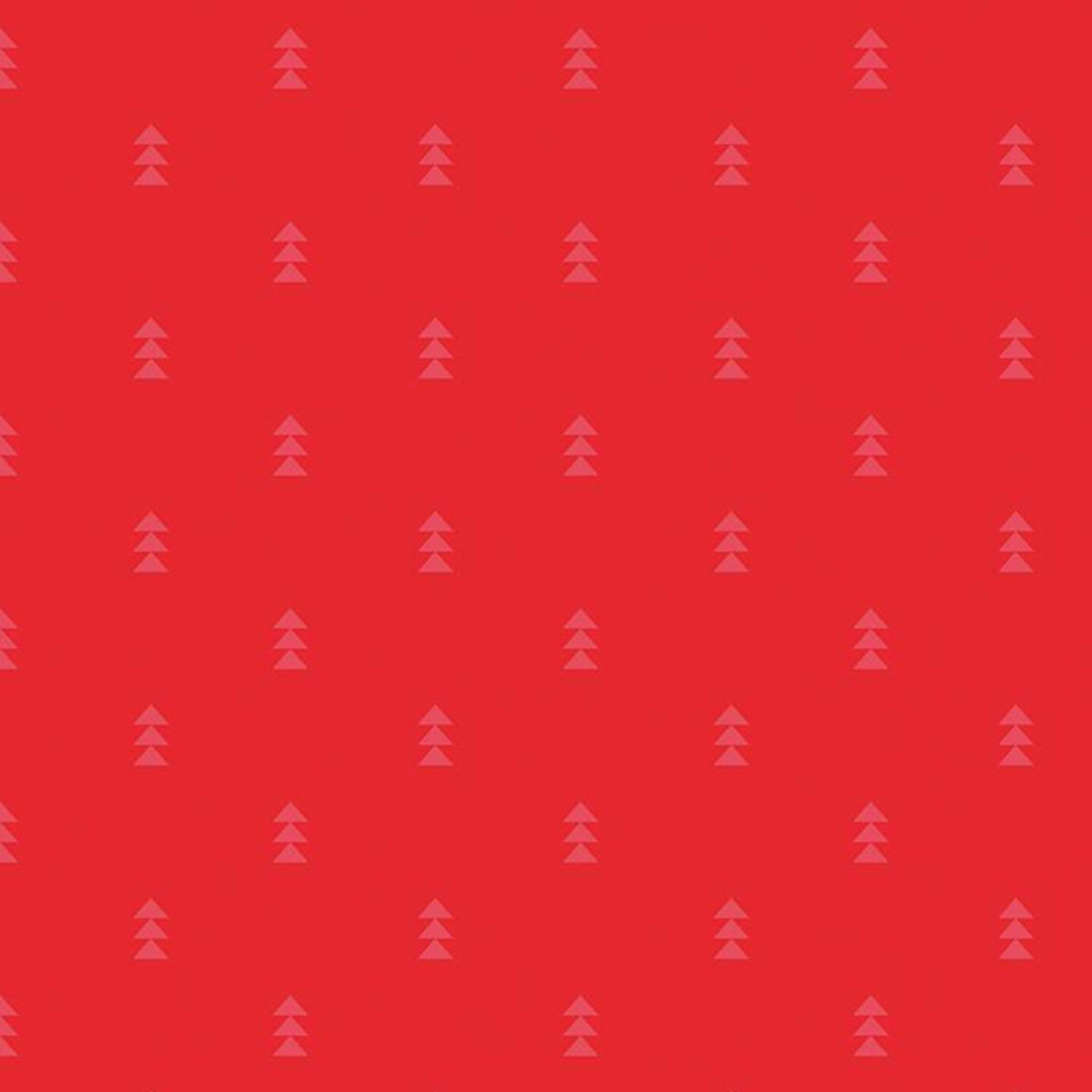 Tonal stacked triangles geometric red blender quilting fabric for feature blocks directional borders and Christmas quilts
