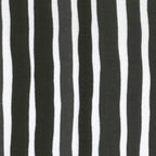 Me and My Sister candy stripes black white fabric for modern quilts and contemporary patchwork sewing projects