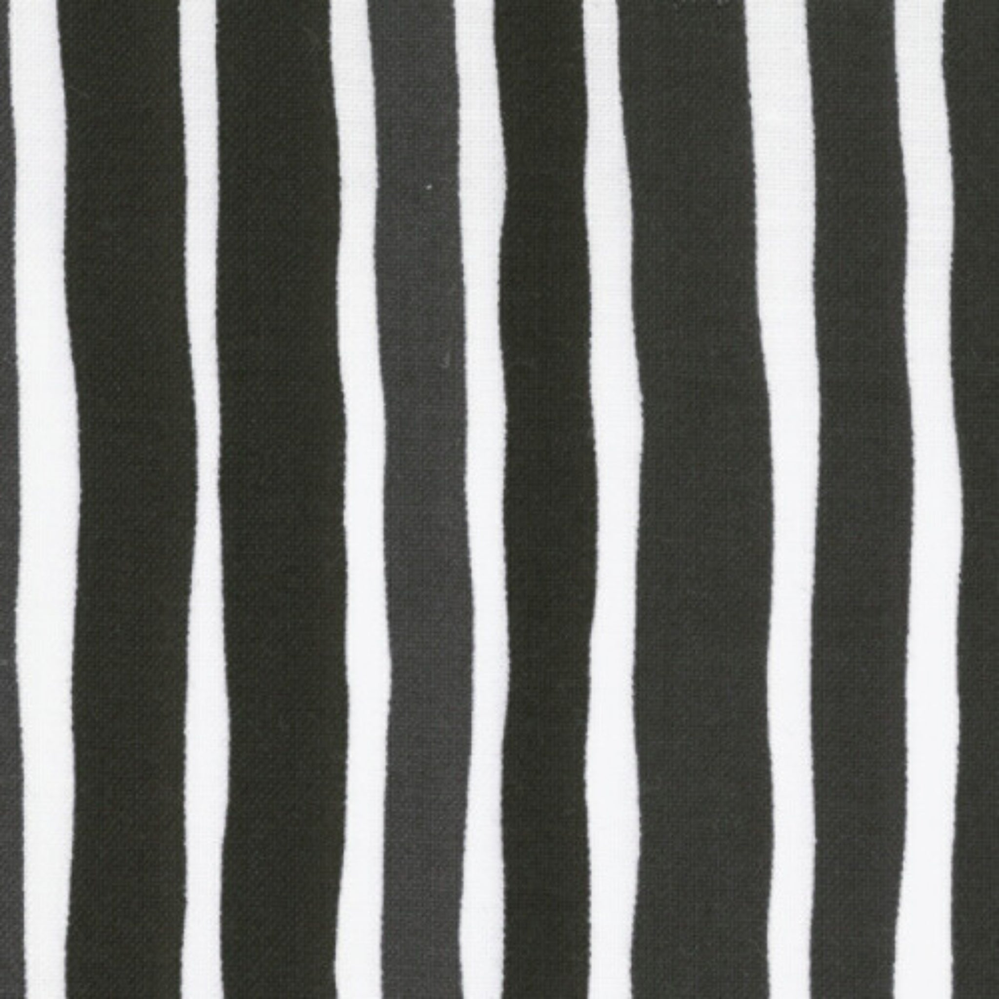 Me and My Sister candy stripes black white fabric for modern quilts and contemporary patchwork sewing projects