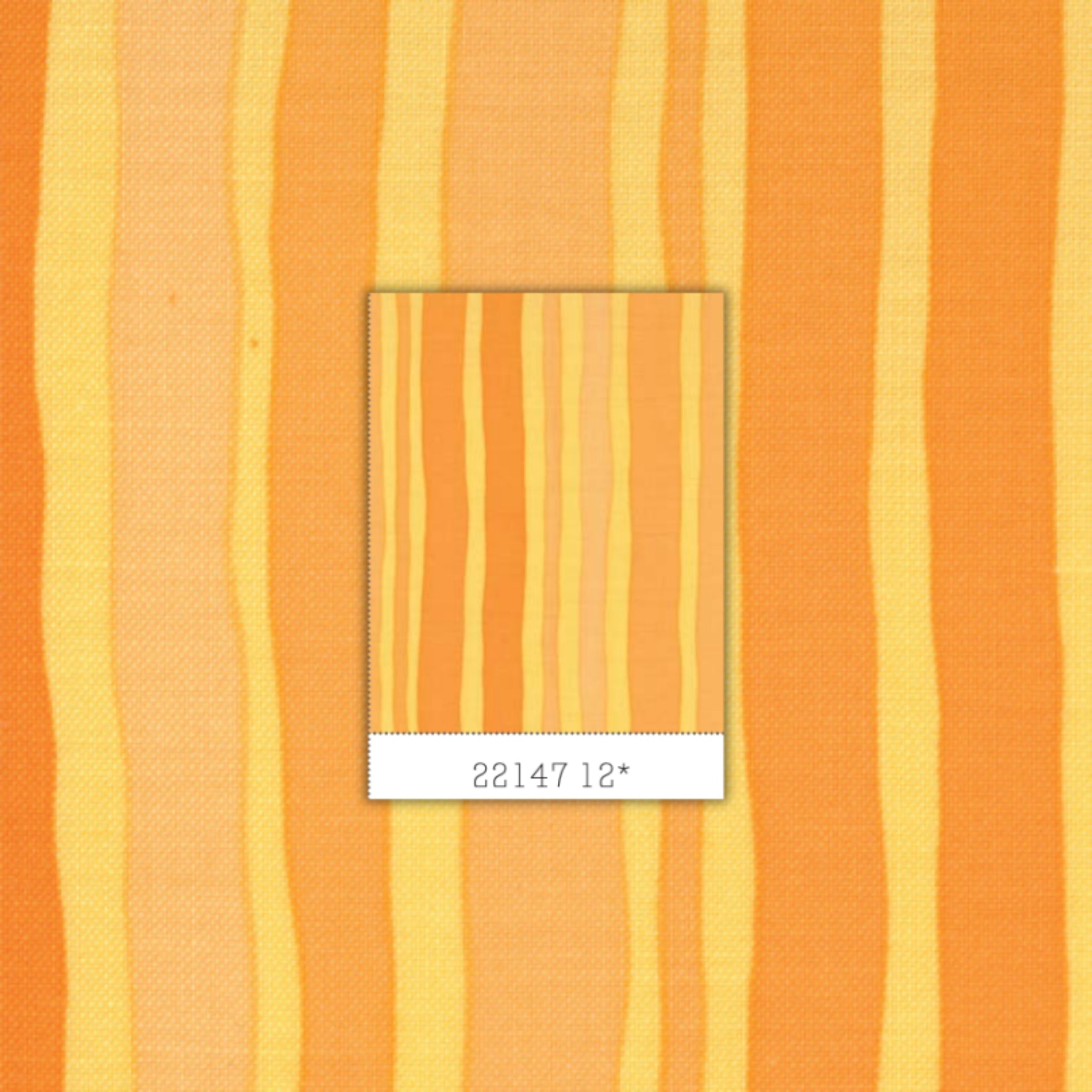 Me and My Sisters candy stripes orange fabric for modern quilts and contemporary patchwork sewing projects