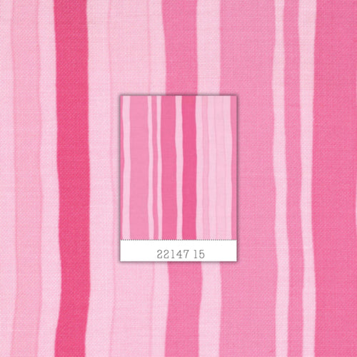 Me and My Sister candy stripes pink fabric for modern quilts and contemporary patchwork sewing projects