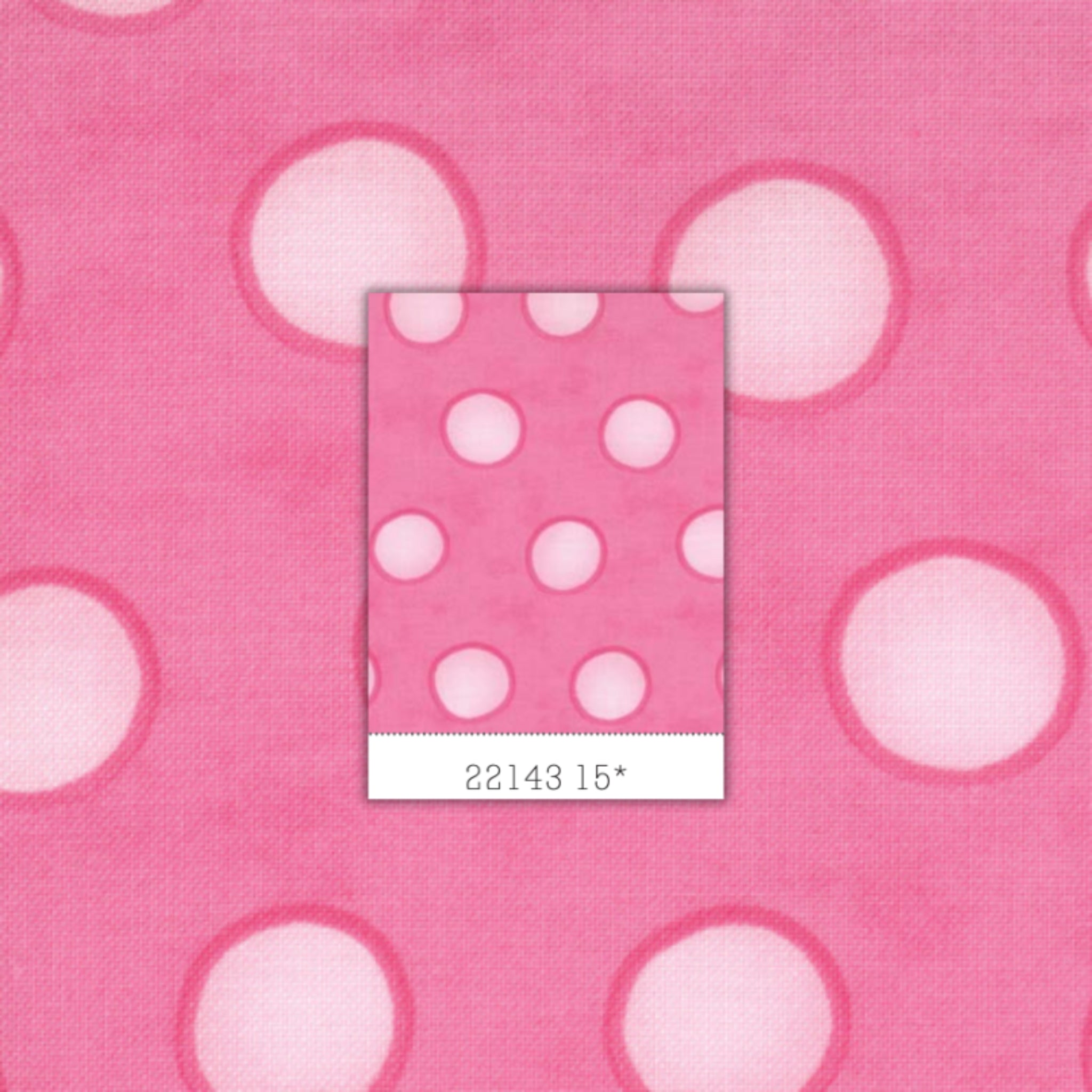 Me and My Sister large pink spots hot pink fabric for baby quilts and contemporary patchwork sewing projects