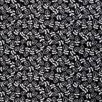 Me and My Sister leafy vine white black fabric for modern quilts and contemporary patchwork sewing projects