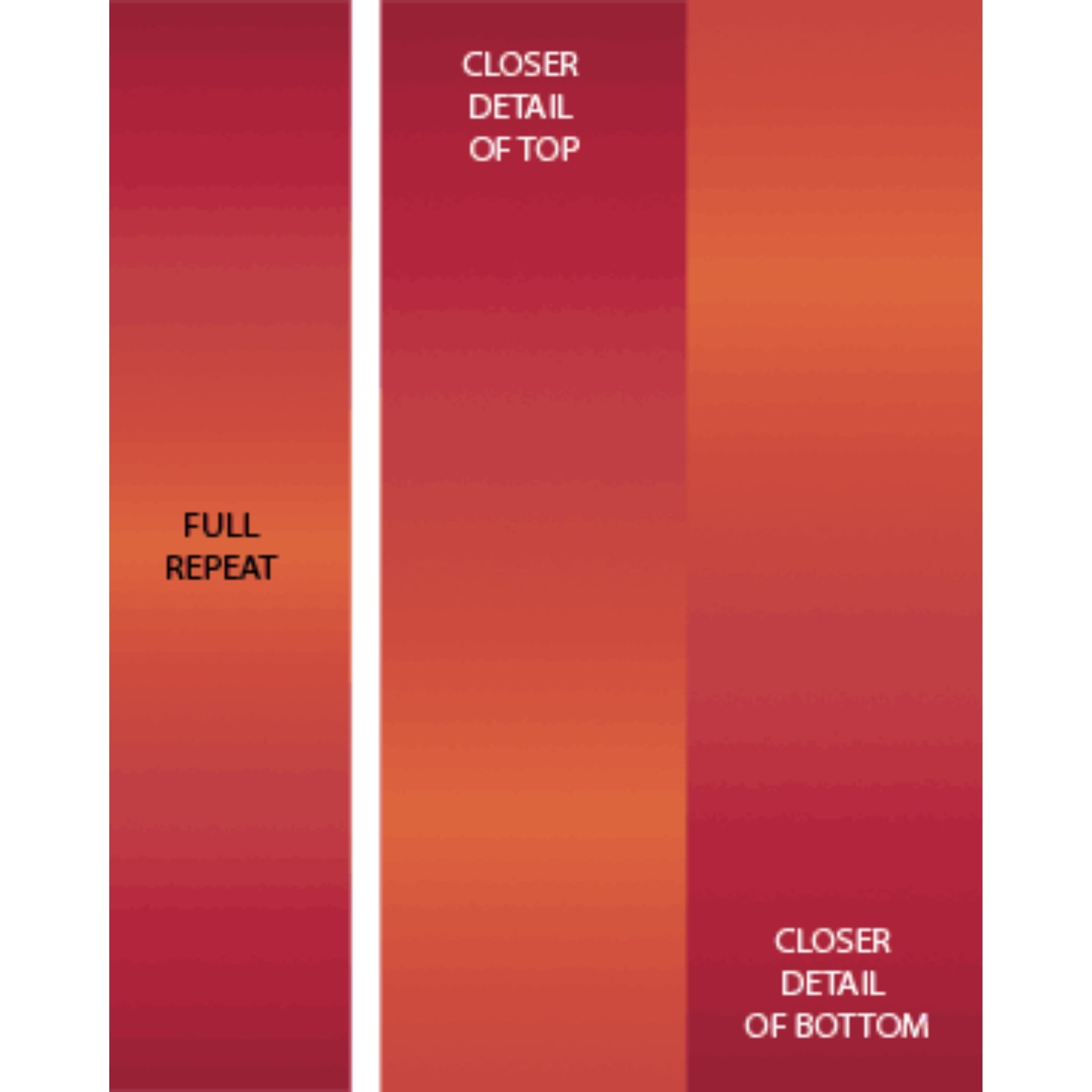 Chili red to pink gradient ombré fabric for modern quilts and patchwork sewing projects