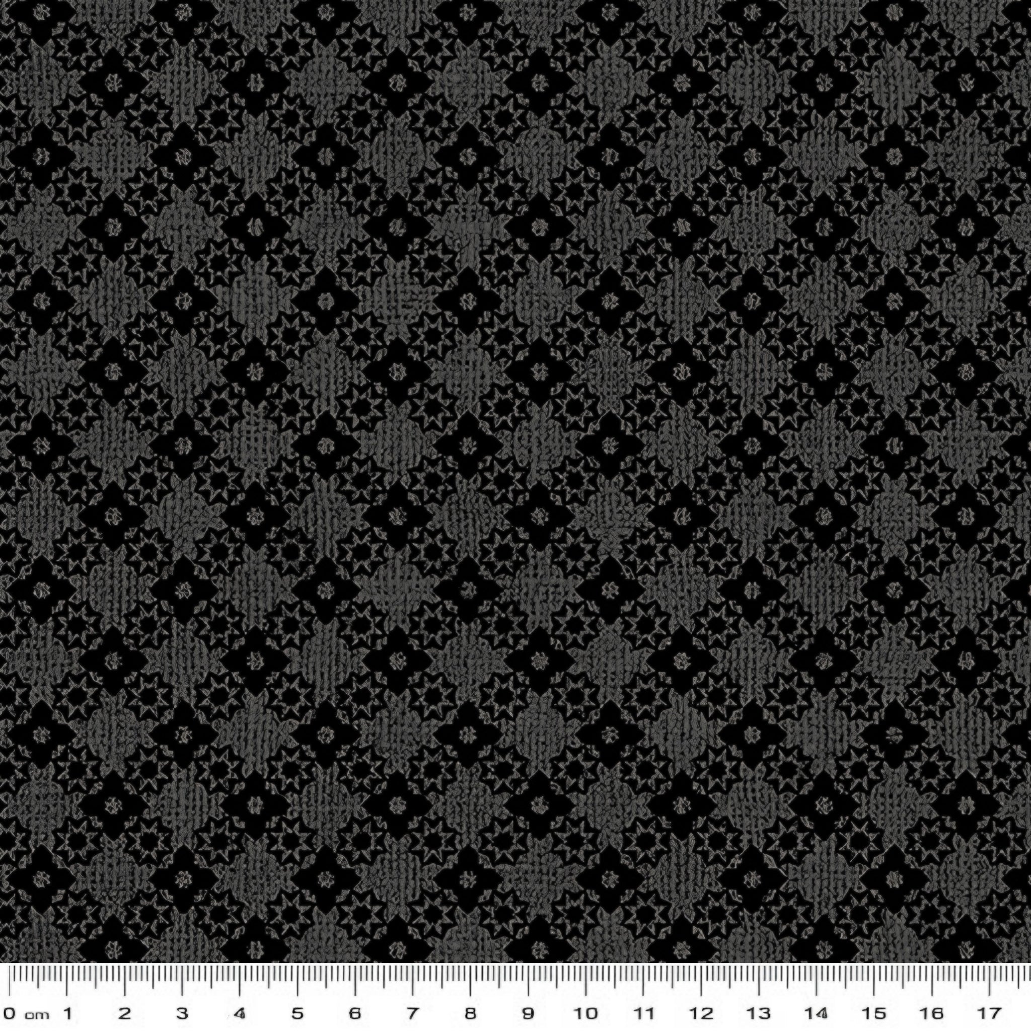 Tonal diamond lattice charcoal black blender fabric for farm quilt backgrounds sashing and borders