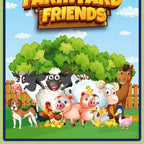 Cartoon farm animals cow sheep pig horse dog rooster chicks ducks blue sky kids panel multi quilting fabric wall hangings baby play mats farm themed quilts