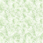 Festival of Roses sage green white lace print quilting cotton fabric for heirloom quilts table runners and patchwork projects