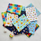 Fisher Price fabric fat quarters collection Riley Blake novelty kids quilting cotton baby quilts nursery décor