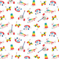 Fisher Price retro classic toys Chatter Telephone xylophone pull-along dog white novelty fabric for children's quilts and nursery décor