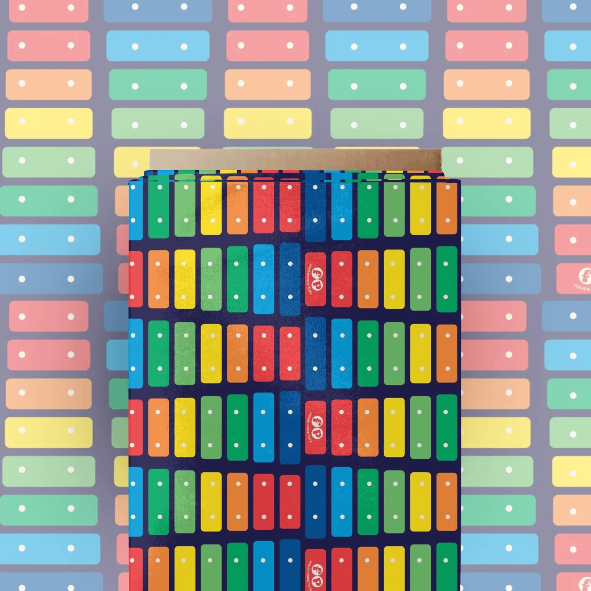 Fisher-Price Xylophone Navy - Riley Blake - Three Wishes Patchwork Fabric