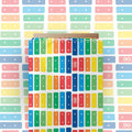 Fisher Price xylophone rainbow keys red orange yellow green blue white novelty fabric for children's quilts and nursery décor