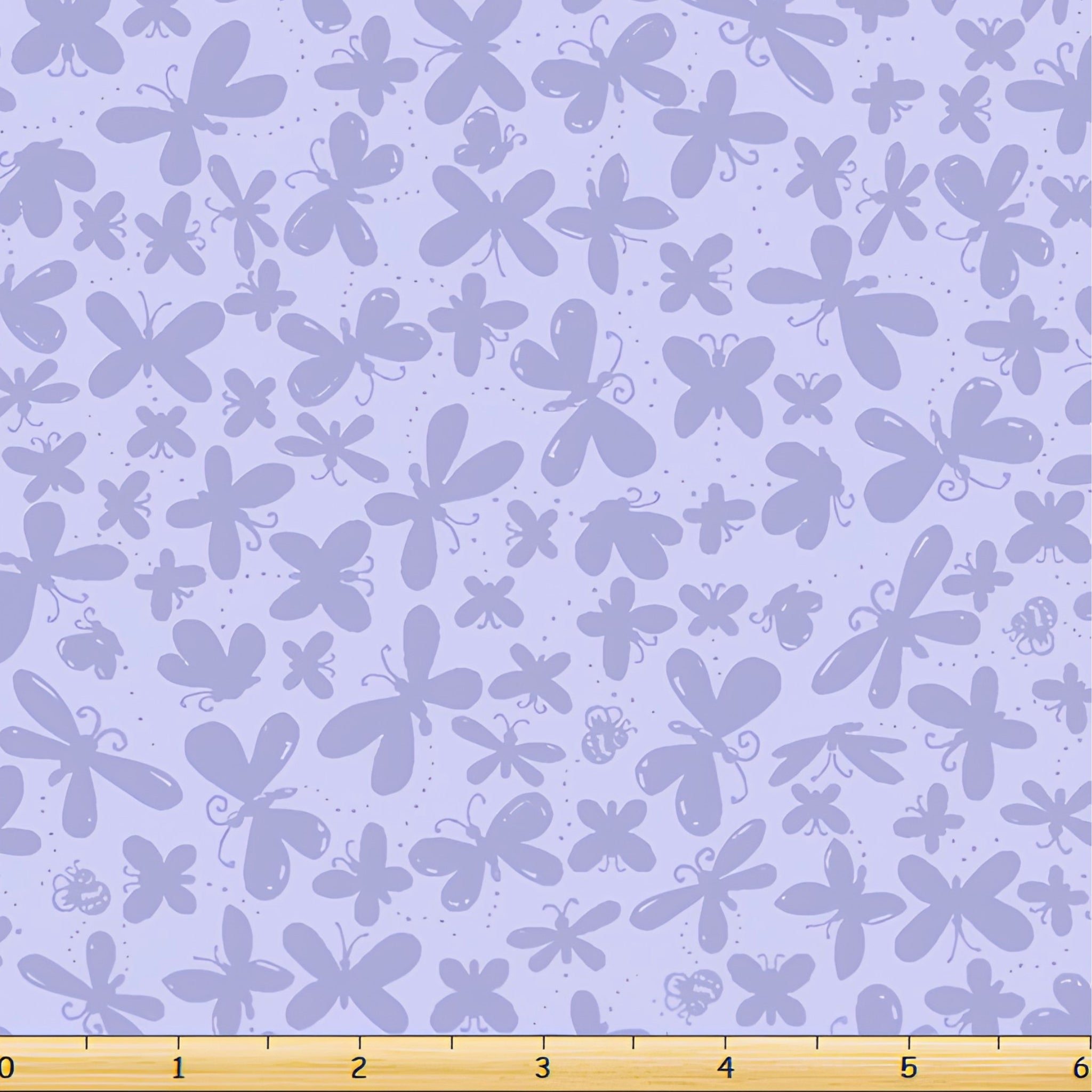 Flutter the Butterfly silhouettes tonal lilac blender quilting fabric girls quilts baby nursery coordinate