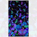 Fly by night dragonfly butterfly panel purple blue turquoise lime green metallic gold black background for panel quilts wall hangings and dragonfly gifts
