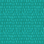 Delicate scattered leaves turquoise fabric for baby quilts children's quilts and patchwork sewing projects