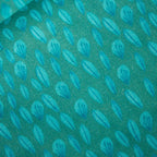Tiny teal leaves turquoise fabric for baby quilts children's quilts and patchwork sewing projects