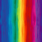 Painted rainbow ombré stripe blue turquoise green yellow orange red pink purple digital print fabric for feature quilts vibrant backgrounds and bold patchwork sewing projects