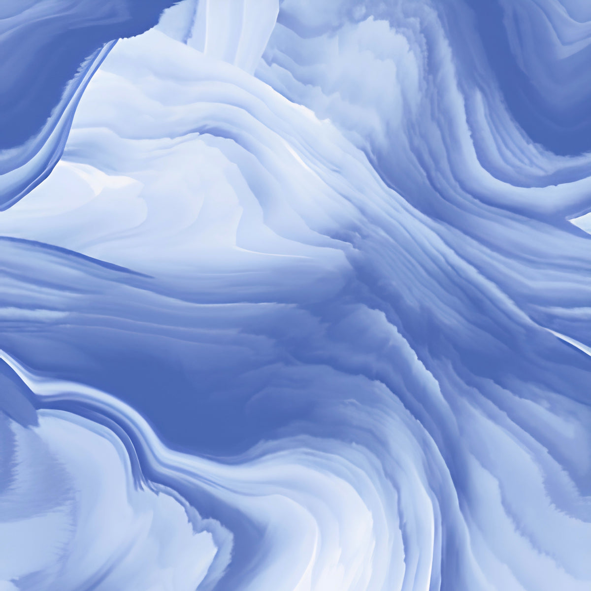 Glacier Waves blue white swirling watercolour ombre tonal blender quilting cotton for ocean quilts modern patchwork sewing projects