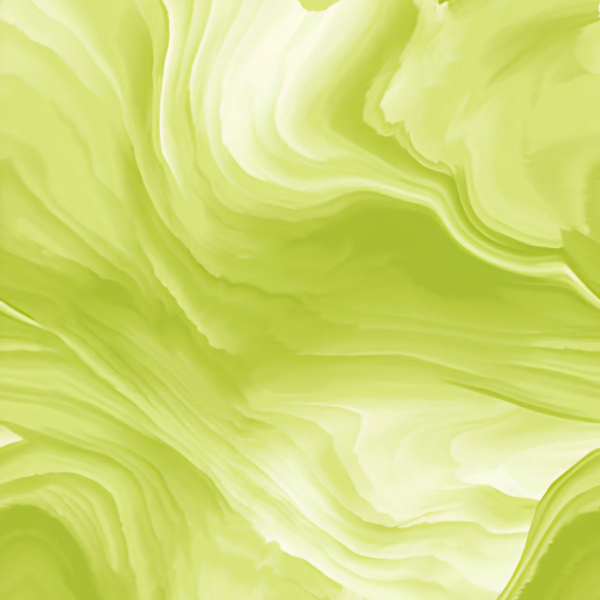 Glacier Waves Green Grape yellow-green white swirling watercolour ombre tonal blender quilting cotton for nature quilts modern patchwork sewing projects