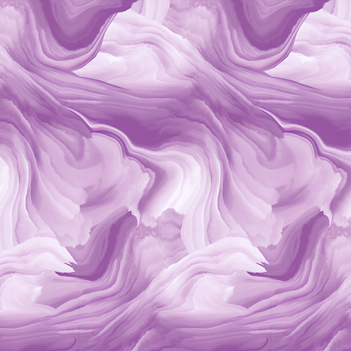Glacier Waves lavender purple white swirling watercolour ombre tonal blender quilting cotton for floral quilts pastel patchwork sewing projects